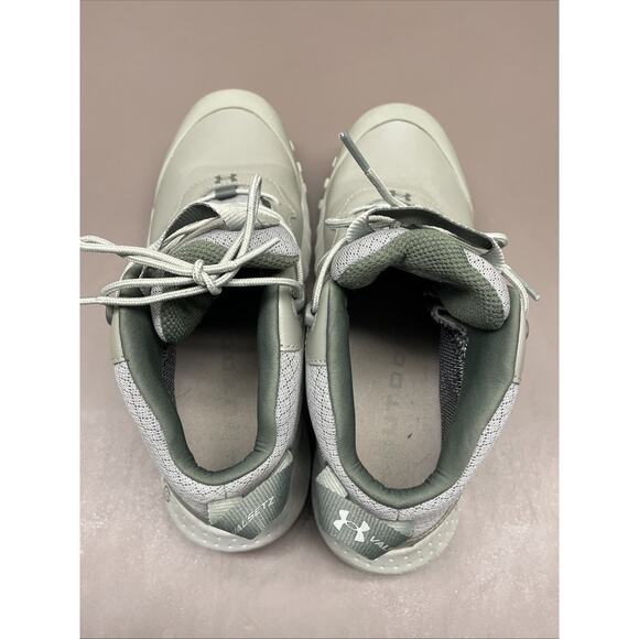 UNDER AMOUR MENS 9 Micro G Valsetz 6" Mid Green Leather Waterproof 3025577-300 - Picture 9 of 10